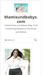 Mobile Screenshot of mamisundbabys.com